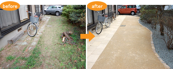 「もう草取りしたくない!」を実現~茅ヶ崎市S様邸の施工例 庭 ガーデン エクステリア 造園 剪定 雑草 除草 草取り お庭のリフォームはグリーンパトロール 神奈川県・茅ヶ崎市・寒川町・藤沢市・鎌倉市・平塚市